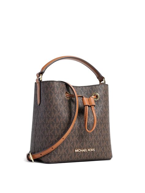 michael kors small bucket crossbody.